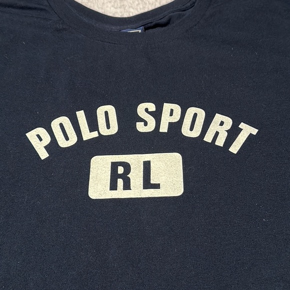 Men’s Ralph Lauren Polo Navy L/S Tee, EUC, Size XL - Picture 3 of 8